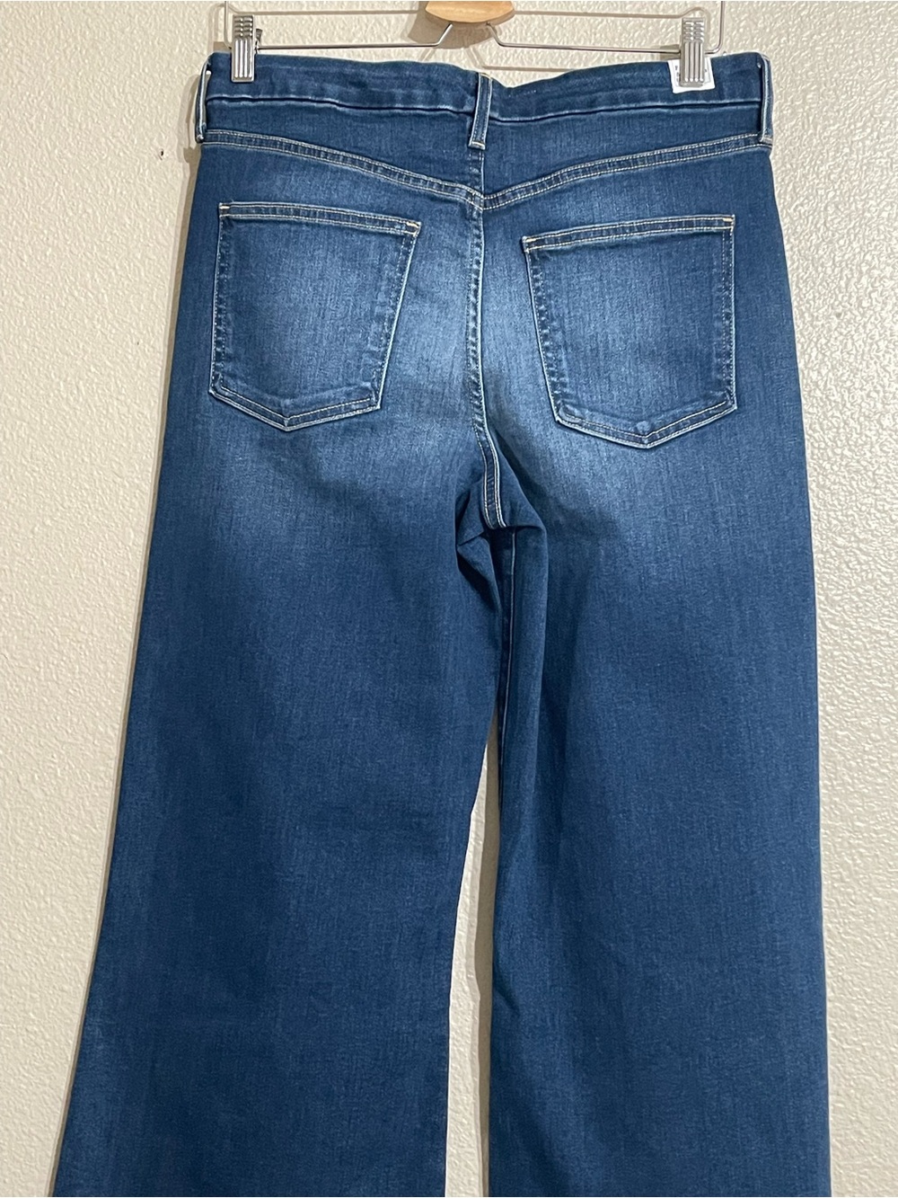 Frank & Eileen Galway Wide-Leg Jeans in Medium Blue Wash 30 - Picture 7 of 15